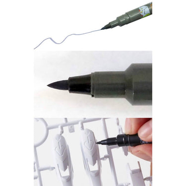 Mr Hobby (Gunze) GM21 Gundam Marker Brush Type Grey